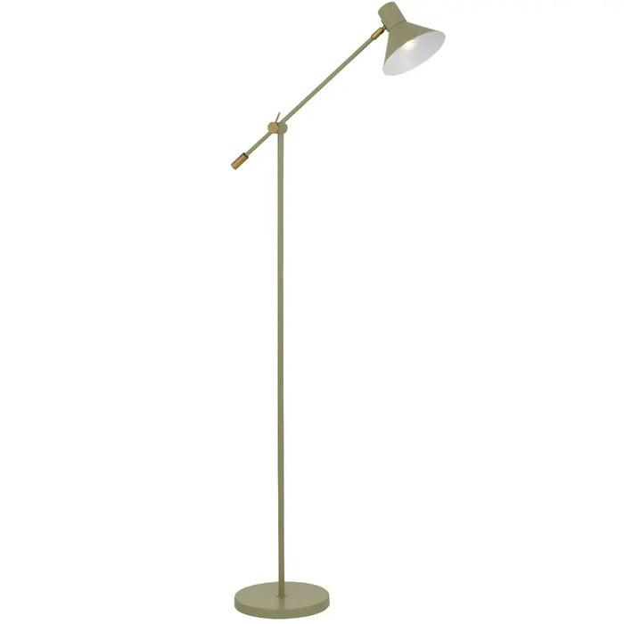 OLAV: Metal Floor Lamp with Adjustable Shades (Available in Green, Black, Orange & Beige)