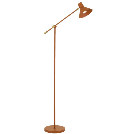 Telbix OLAV: Metal Floor Lamp with Adjustable Shades (Available in Green, Black, Orange & Beige)