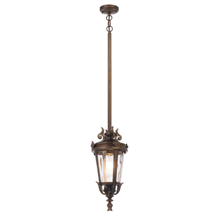 PEDRAL: Vintage Traditional Coach-Style Design Pendant Light (Available in Bronze & Black | 18cm & 23cm)