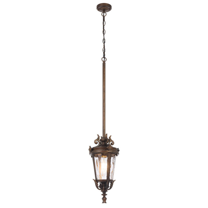 PEDRAL: Vintage Traditional Coach-Style Design Pendant Light (Available in Bronze & Black | 18cm & 23cm)