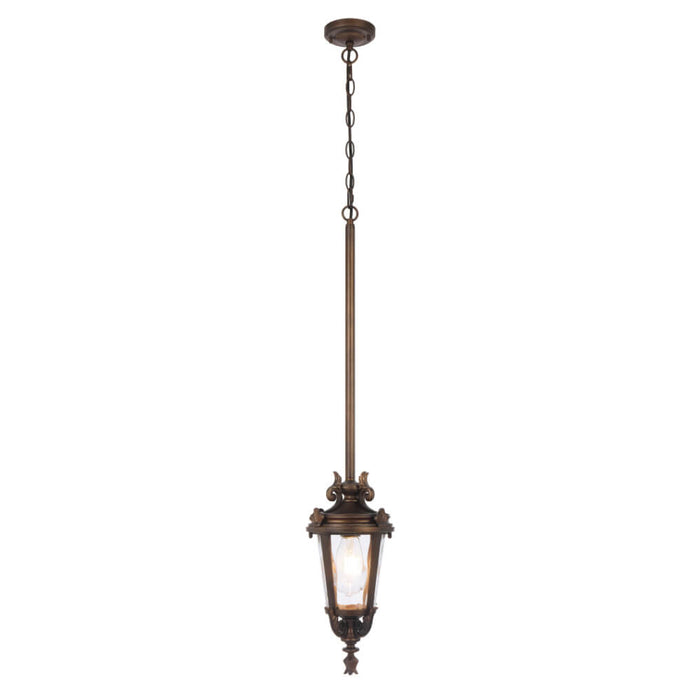 PEDRAL: Vintage Traditional Coach-Style Design Pendant Light (Available in Bronze & Black | 18cm & 23cm)