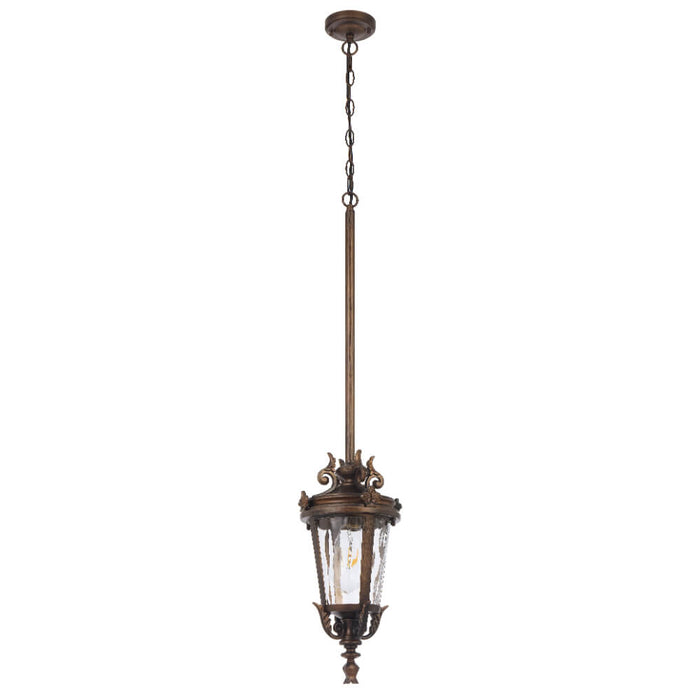 PEDRAL: Vintage Traditional Coach-Style Design Pendant Light (Available in Bronze & Black | 18cm & 23cm)