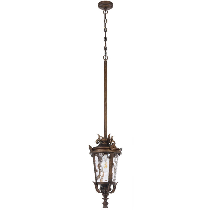 PEDRAL: Vintage Traditional Coach-Style Design Pendant Light (Available in Bronze & Black | 18cm & 23cm)