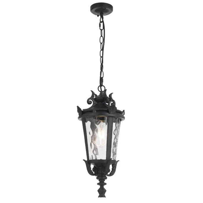 PEDRAL: Vintage Traditional Coach-Style Design Pendant Light (Available in Bronze & Black | 18cm & 23cm)