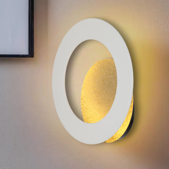 PELZER: Modern Contemporary Round LED Wall Light