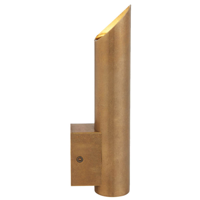 PENROS: LED Exterior Wall Light (Available in Stainless Steel, Antique Brass & Natural Brass)