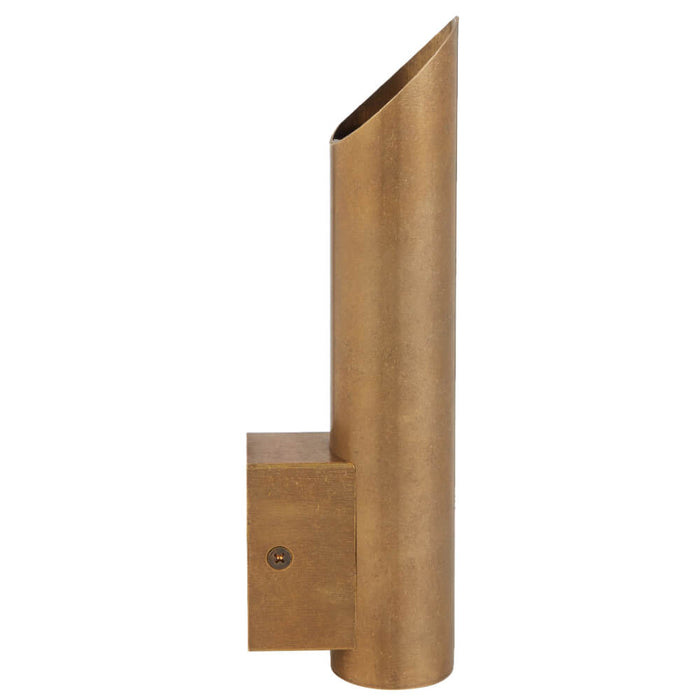 PENROS: LED Exterior Wall Light (Available in Stainless Steel, Antique Brass & Natural Brass)