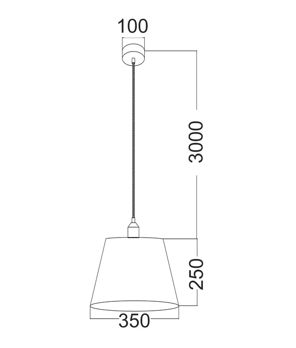 PENSHADE: Iron Interior Pendant Light with Laser Cut Fleur Pattern (Available in Black & White)