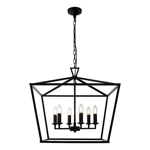 Cougar PERIGAN: Metal Cage Pendant Light (Available in Black & Matt Gold)
