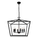 Cougar PERIGAN: Metal Cage Pendant Light (Available in Black & Matt Gold)