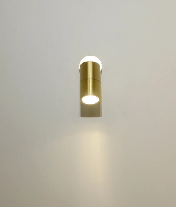 GU10 IP65 Adjustable Exterior Wall Pillar Spot Lights (Available in Aged Brass & Solid Polished Brass)