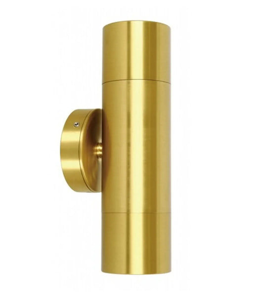 CLA GU10 IP65 Exterior Wall Pillar Spot Lights (Available in Aged Brass & Solid Polished Brass)