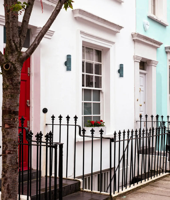 GU10 IP65 Exterior Up/Down Wall Pillar Spot Light - Available in 5 Colours