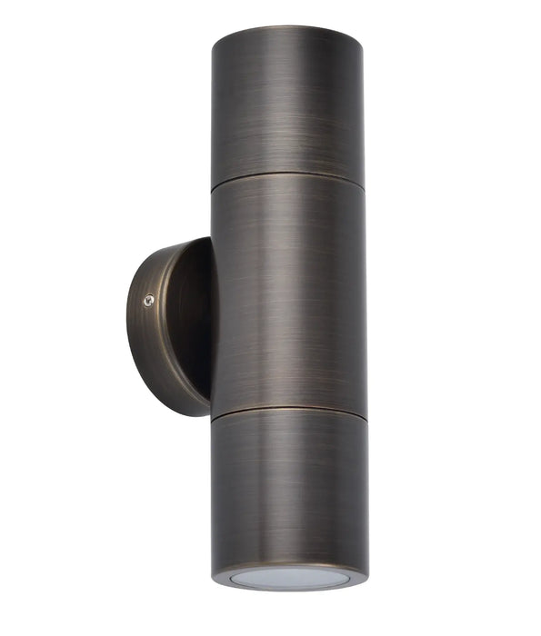 GU10 IP65 Exterior Up/Down Wall Pillar Spot Light - Available in 5 Colours