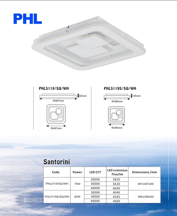 Santorini Square LED Oyster