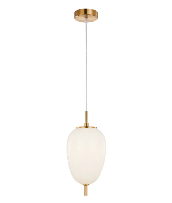 PINO: Interior Pendant Lights with Mirror Finish Glass Diffuser (avail in Opal Matte & Smokey Black)