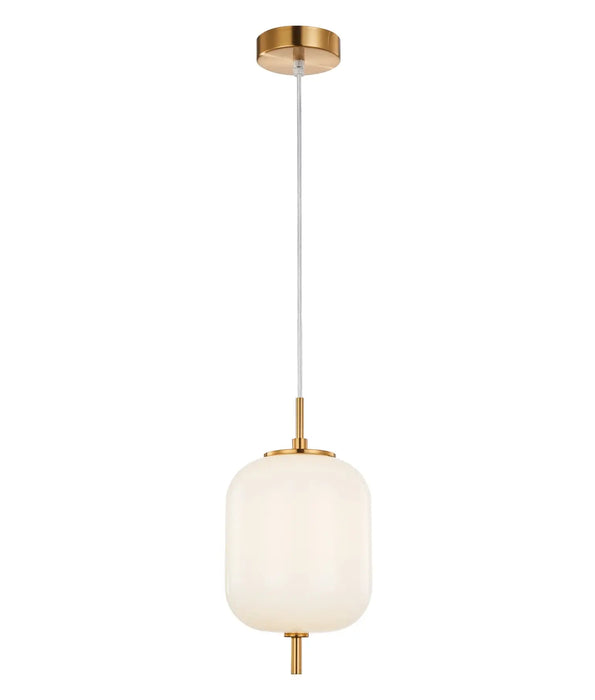 PINO: Interior Pendant Lights with Mirror Finish Glass Diffuser (avail in Opal Matte & Smokey Black)