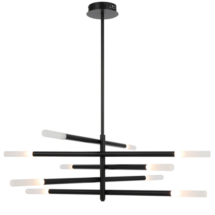 PINTA: 3000k Modern LED Pendant Light (Available in Black & Gold, 8 Light & 10 Light)