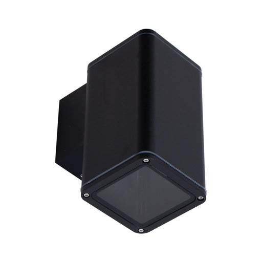 Domus PIPER-1: Square Aluminium LED Wall Light for Indoor and Outdoor Use (avail in Black, White & Dark Grey)