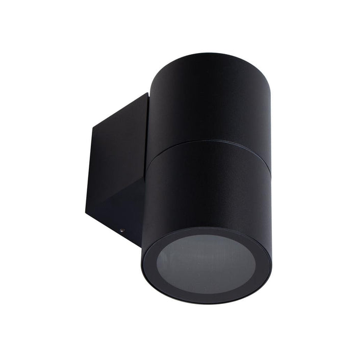 PIPER-1: Round Aluminium LED Wall Light for Indoor and Outdoor Use (avail in Black, White & Dark Grey)