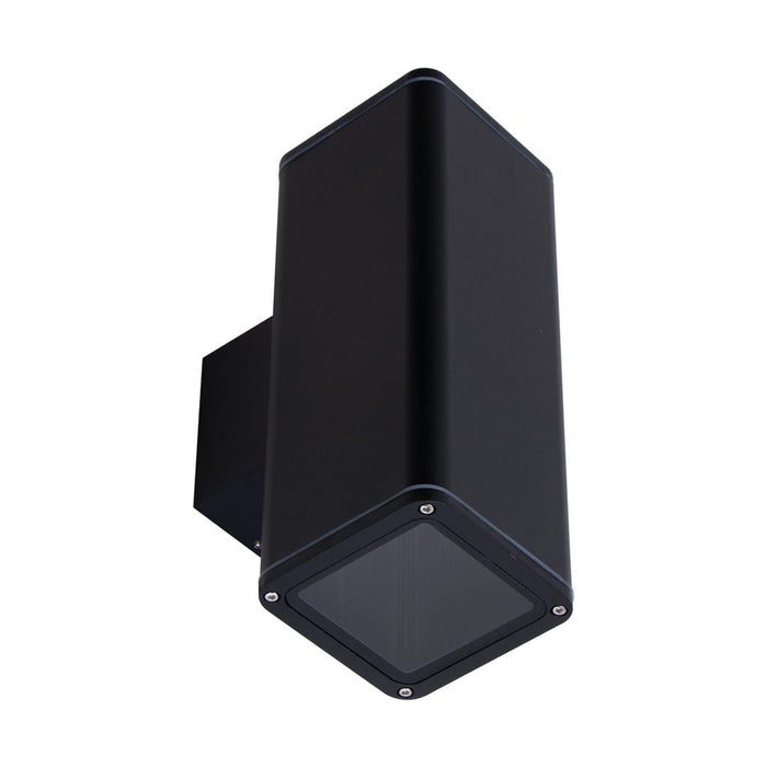 PIPER-2: Square Aluminium LED Up/Down Light for Indoor and Outdoor Use (avail in Black, White & Dark Grey)