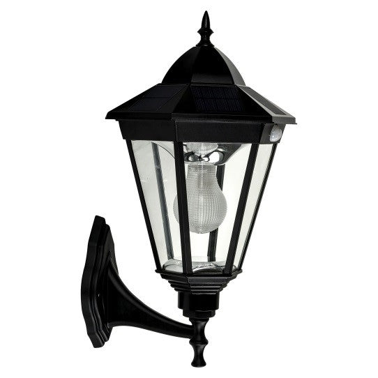 Solar Powered LED Coach Light with PIR Sensor