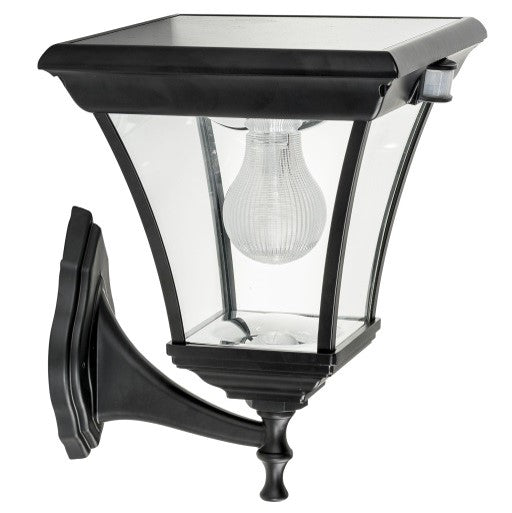 Solar Powered LED Coach Light with PIR Sensor