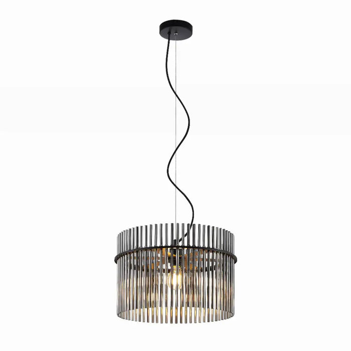 QUILO: Glass Drum Pendant (Available in 1 Light and 5 Light)