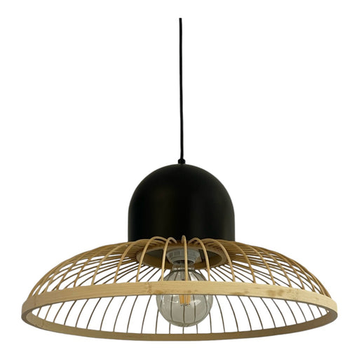 Fiorentino QUINTO:  1 Light Natural Veneer Wood Pendant Light