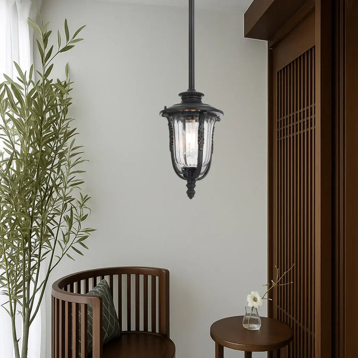RAMIRO: Vintage Traditional Coach-Style Design Pendant Light (Available in Bronze & Black | 20cm & 25cm)