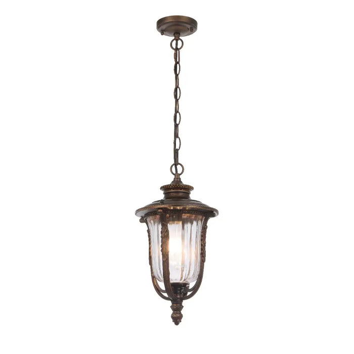 RAMIRO: Vintage Traditional Coach-Style Design Pendant Light (Available in Bronze & Black | 20cm & 25cm)