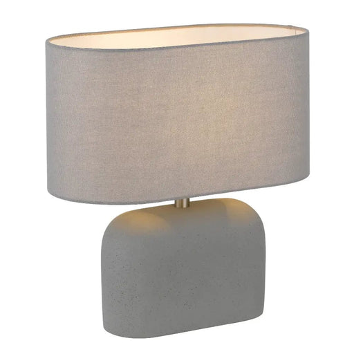 Telbix REANO: Modern Table Lamp (Avail in Terrazzo Base or Grey Matt Concrete Base)