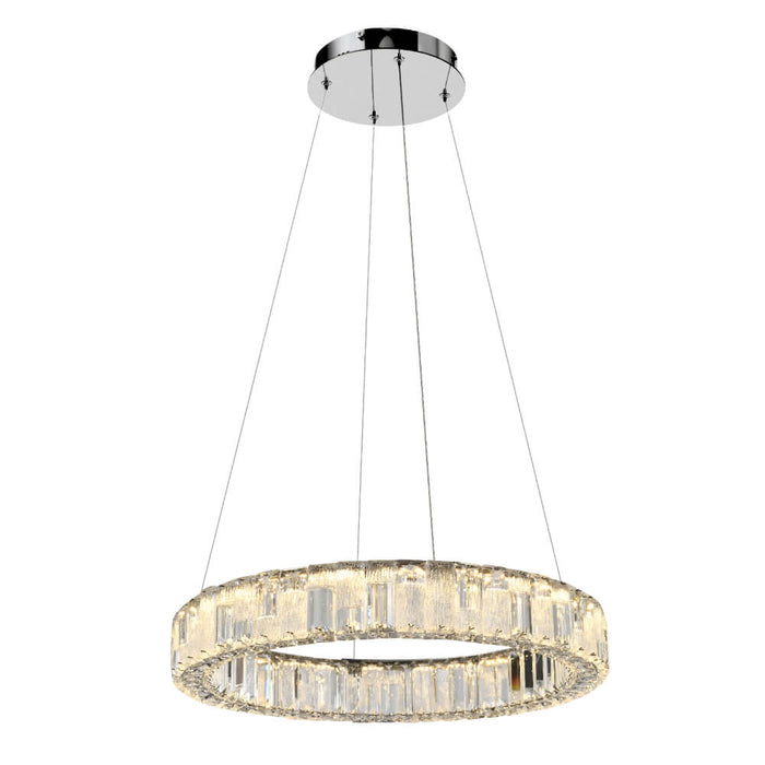 RIAS: Crystal LED Pendant Light (Available in Gold & Chrome, 1,2, 3 & 6 Tier)