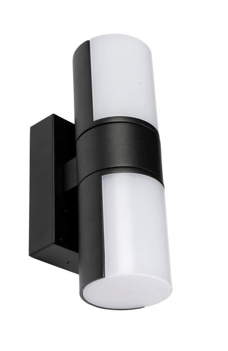 RIETI: 2 Light Up Down IP54 LED Die Cast Aluminium Exterior LED Wall Light (Available in Black & White)