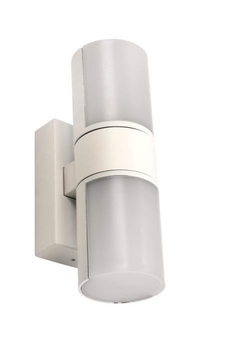 RIETI: 2 Light Up Down IP54 LED Die Cast Aluminium Exterior LED Wall Light (Available in Black & White)