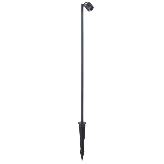 RILTO: 24V Exterior LED 60cm Garden Post Spike Light (Available in Rust, Green & Black)