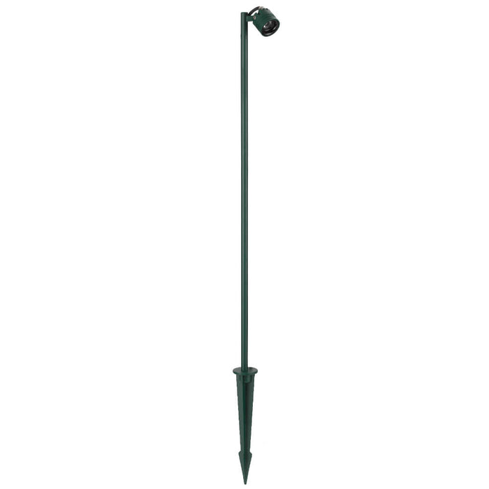 RILTO: 24V Exterior LED 60cm Garden Post Spike Light (Available in Rust, Green & Black)