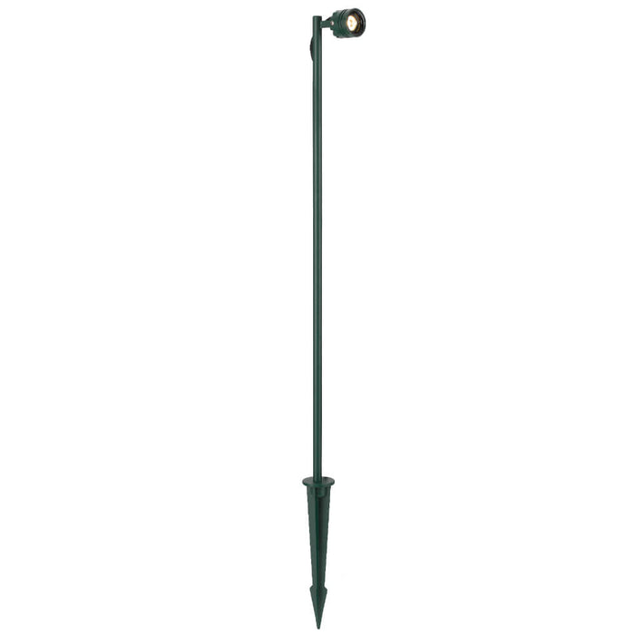 RILTO: 24V Exterior LED 60cm Garden Post Spike Light (Available in Rust, Green & Black)