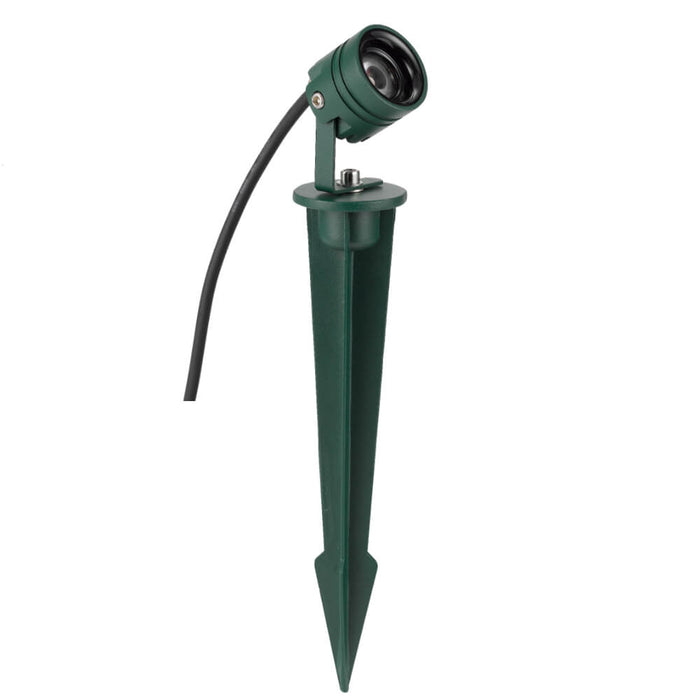 RILTO: 24V Exterior LED Garden Spike Light (Available in Rust, Green & Black)
