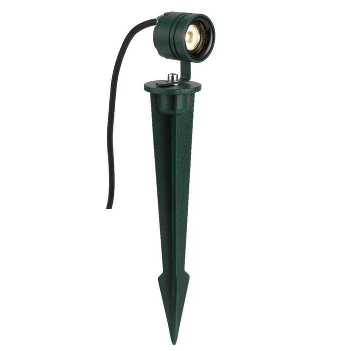 RILTO: 24V Exterior LED Garden Spike Light (Available in Rust, Green & Black)