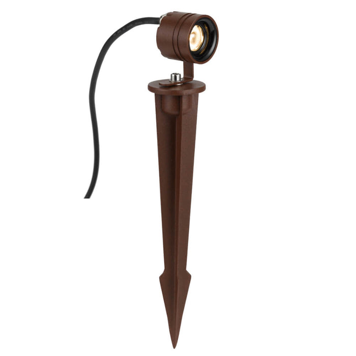RILTO: 24V Exterior LED Garden Spike Light (Available in Rust, Green & Black)