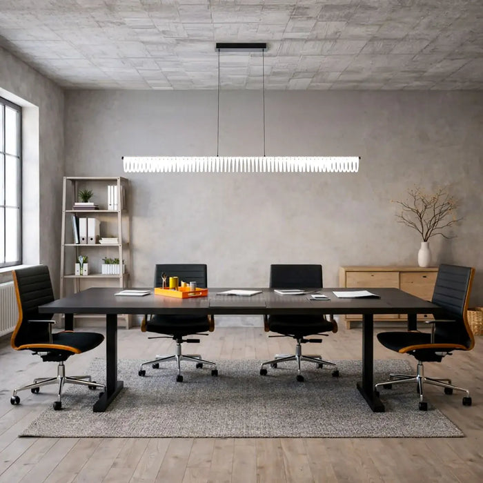 ROMAY: 3CCT Contemporary Design Linear LED Pendant Light