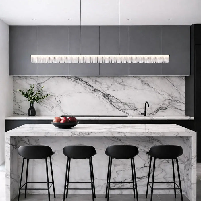 ROMAY: 3CCT Contemporary Design Linear LED Pendant Light