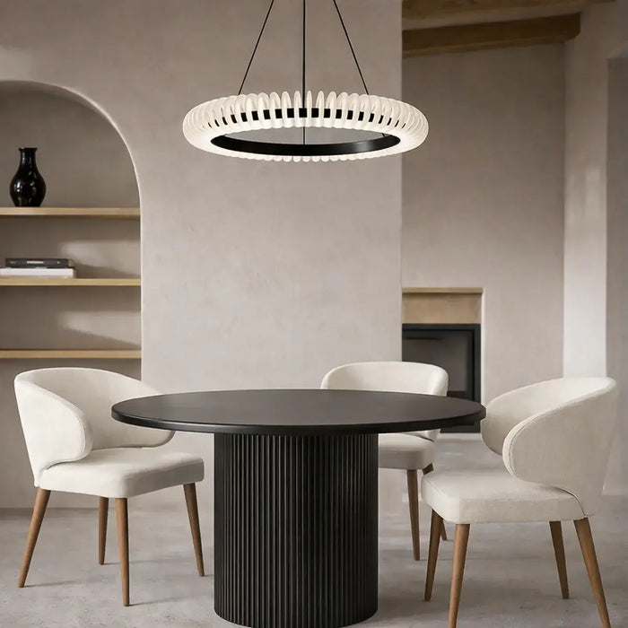 ROMAY: 3CCT Contemporary LED Ring Pendant Light (Available in 60cm & 80cm)