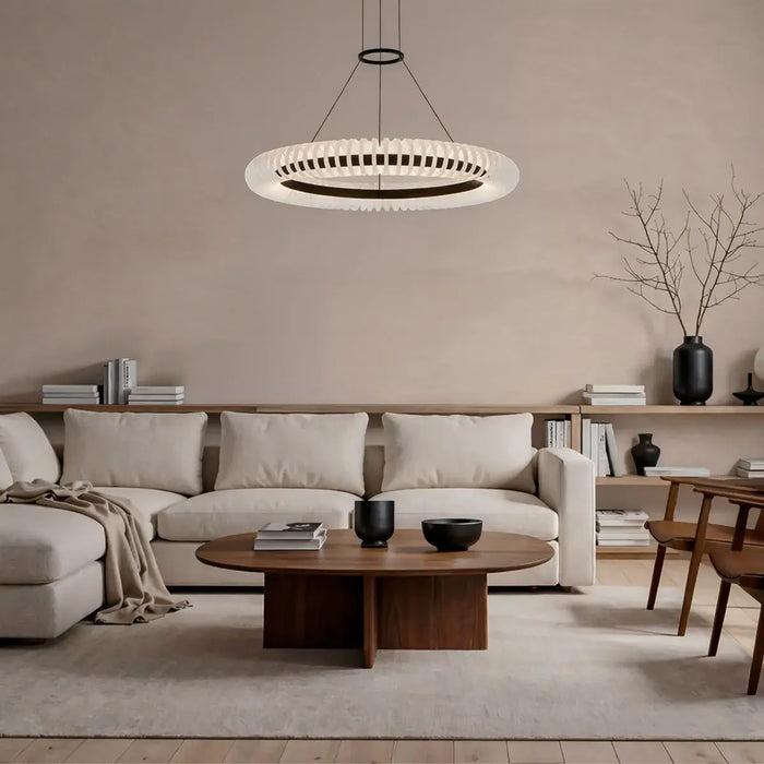 ROMAY: 3CCT Contemporary LED Ring Pendant Light (Available in 60cm & 80cm)
