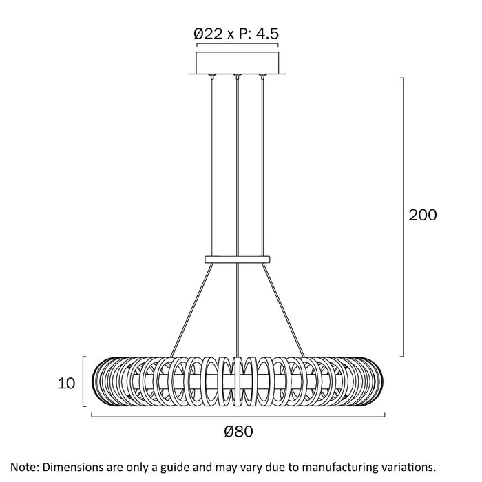 ROMAY: 3CCT Contemporary LED Ring Pendant Light (Available in 60cm & 80cm)