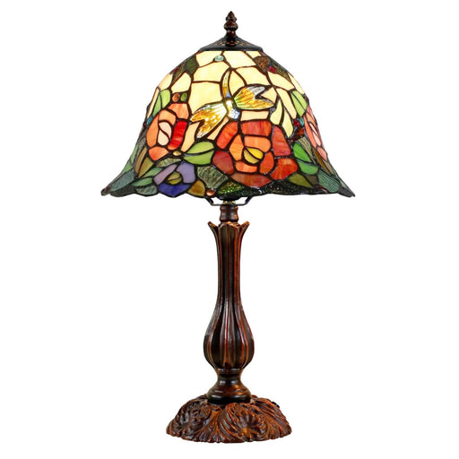 G&G Bros ROSITA: Leadlight Table Lamp (Avail in 2 sizes)
