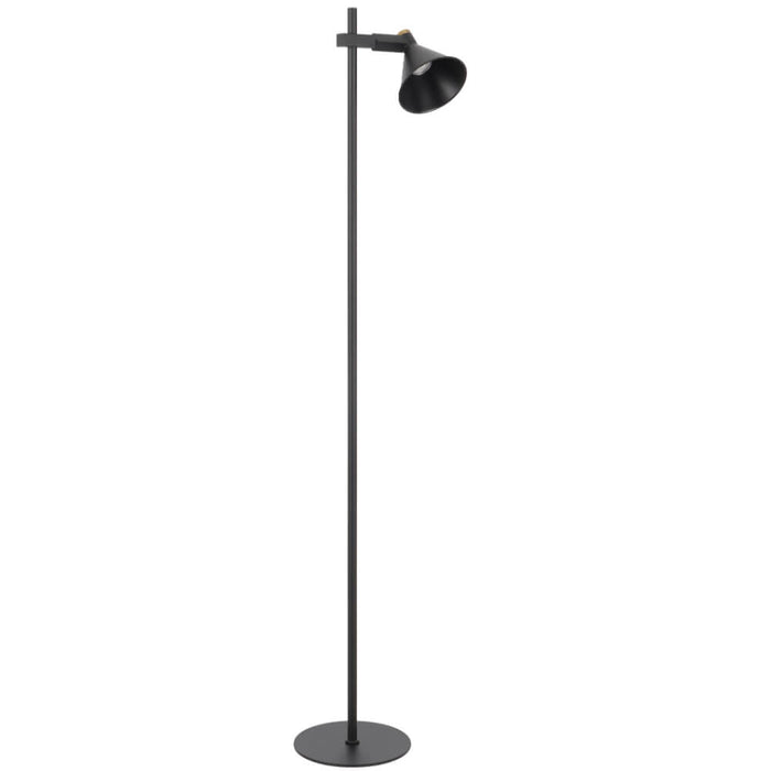 ROSNER: Iron Floor Lamp with Adjustable Lamp Head (Available in Black & White)