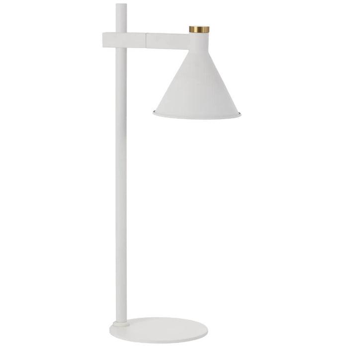 ROSNER: Iron Table Lamp with Adjustable Lamp Head (Available in Black & White)