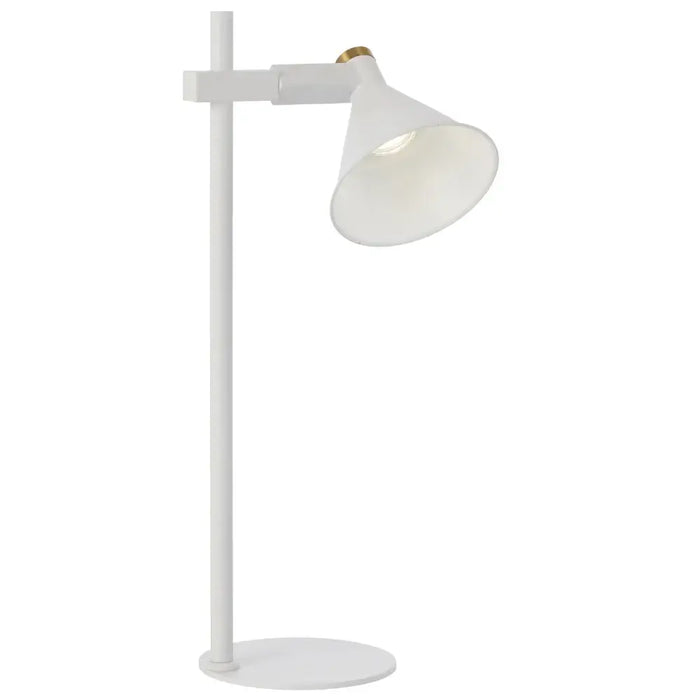 Telbix ROSNER: Iron Table Lamp with Adjustable Lamp Head (Available in Black & White)